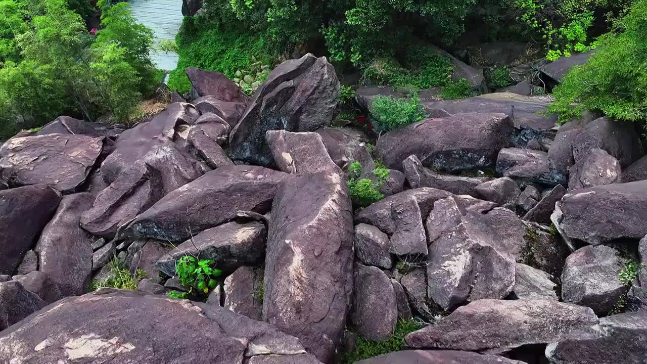 南昌怪石岭景区视频素材