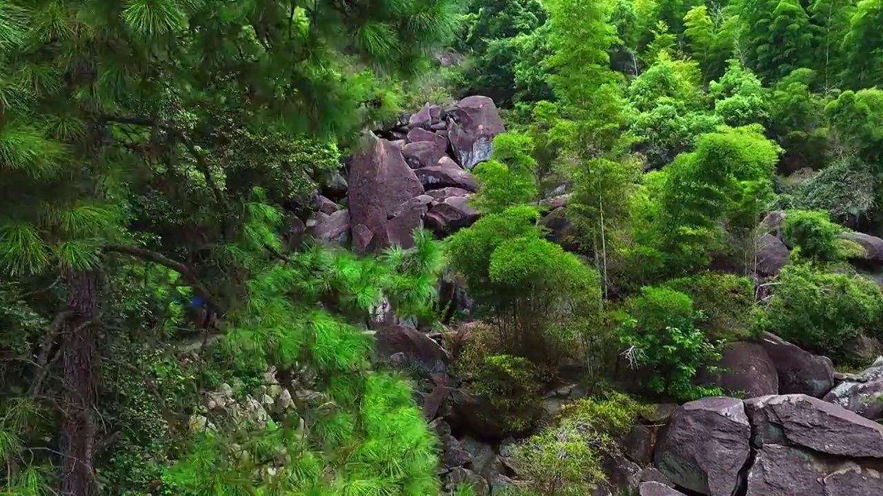 南昌怪石岭景区视频素材