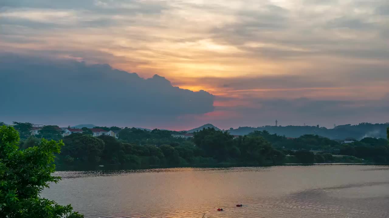 晚霞视频素材