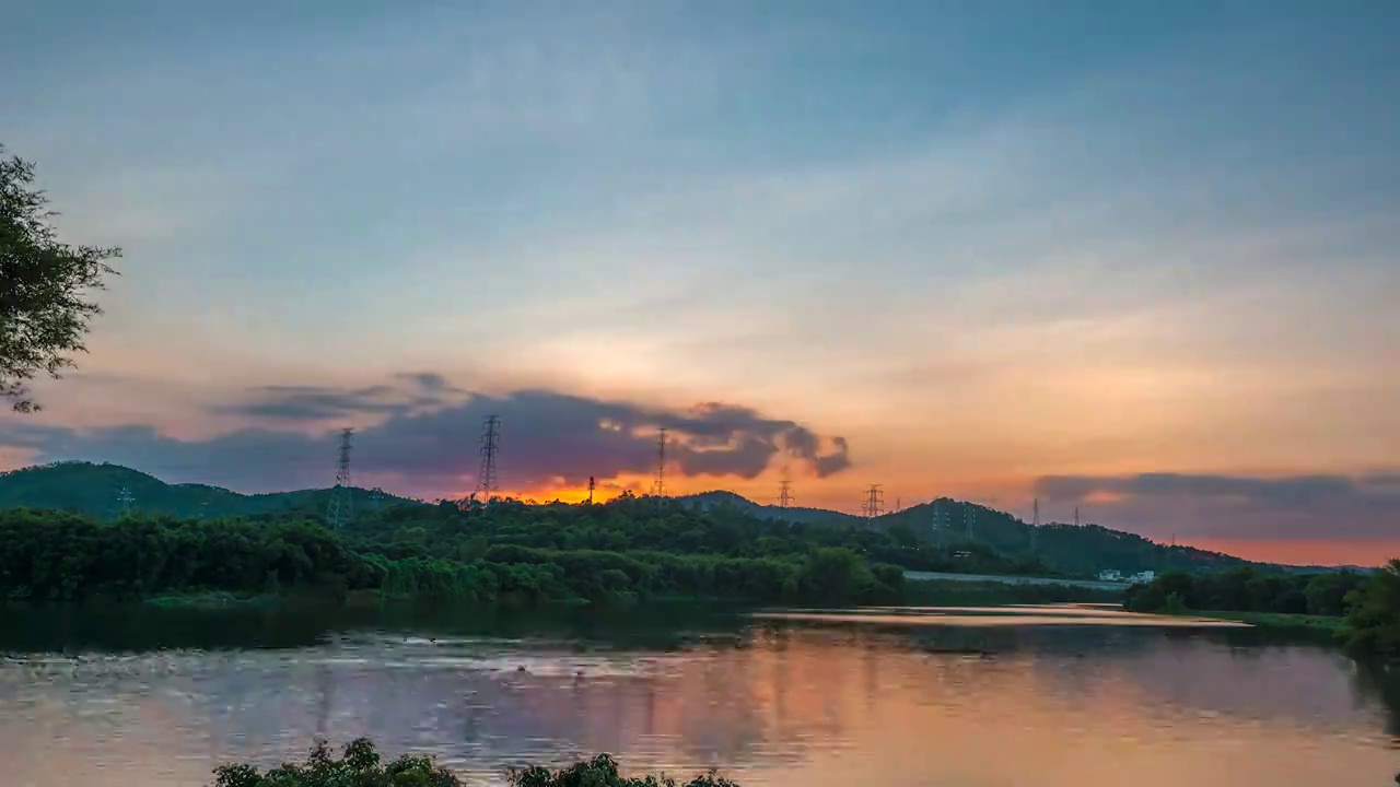 晚霞视频素材