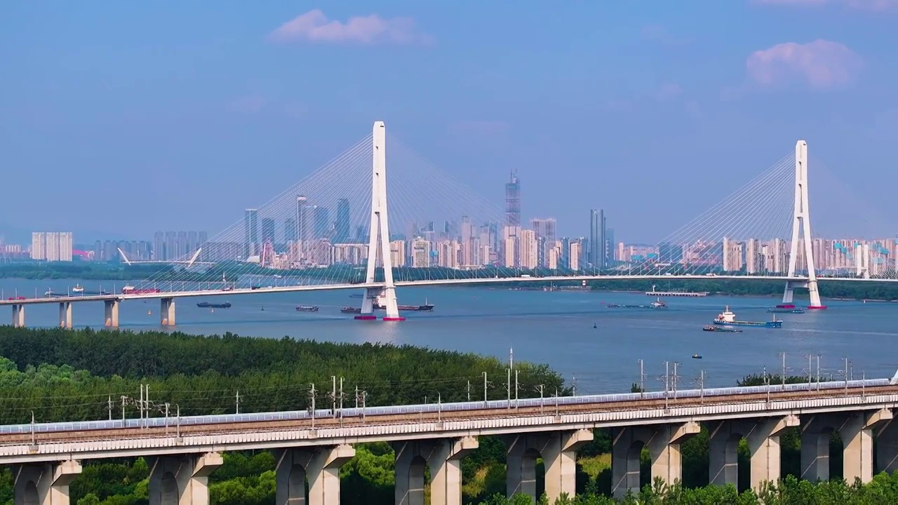 南京城市风光，江苏南京视频素材