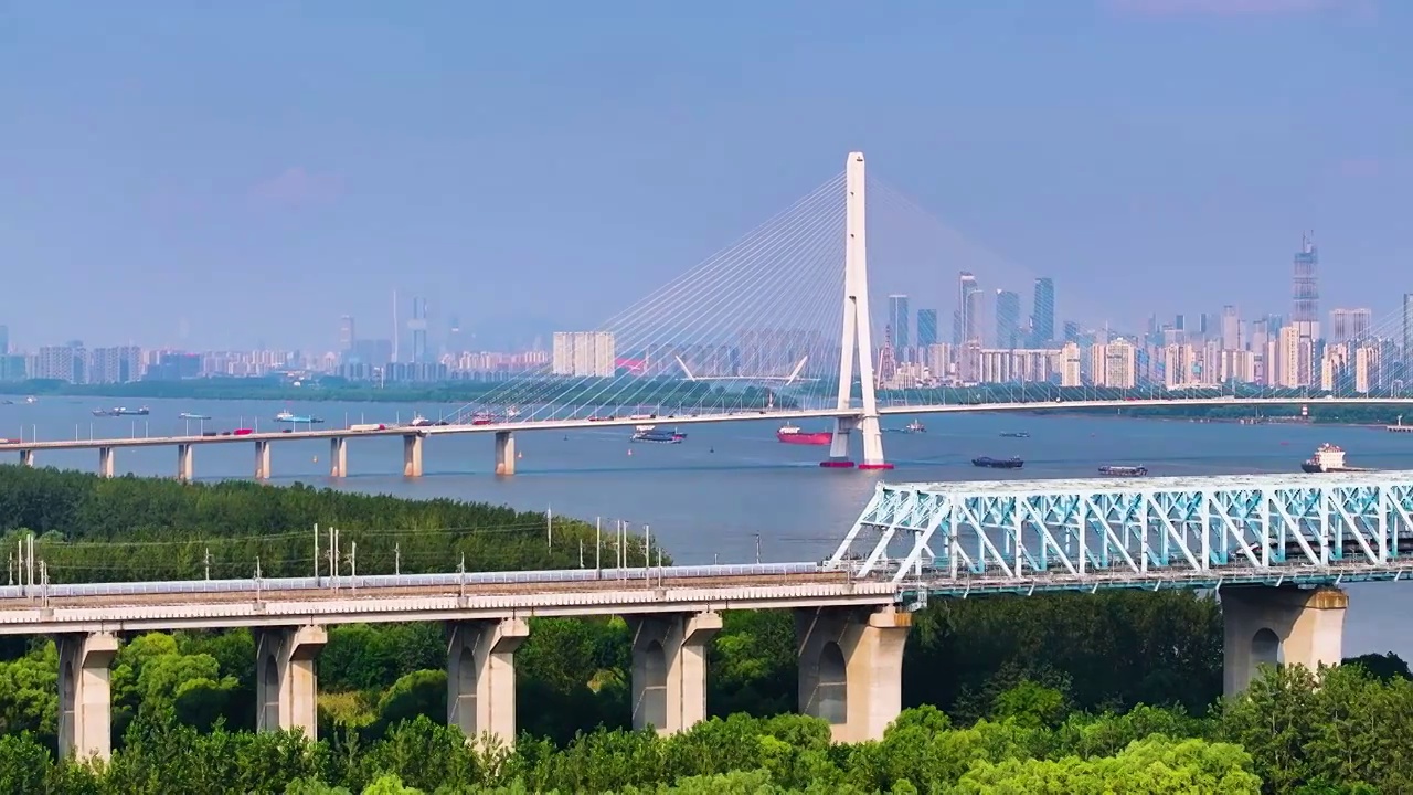 南京城市风光，江苏南京视频素材