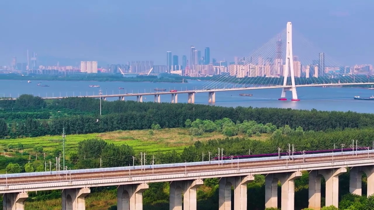 南京城市风光，江苏南京视频素材