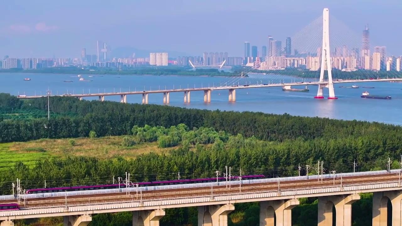 南京城市风光，江苏南京视频素材