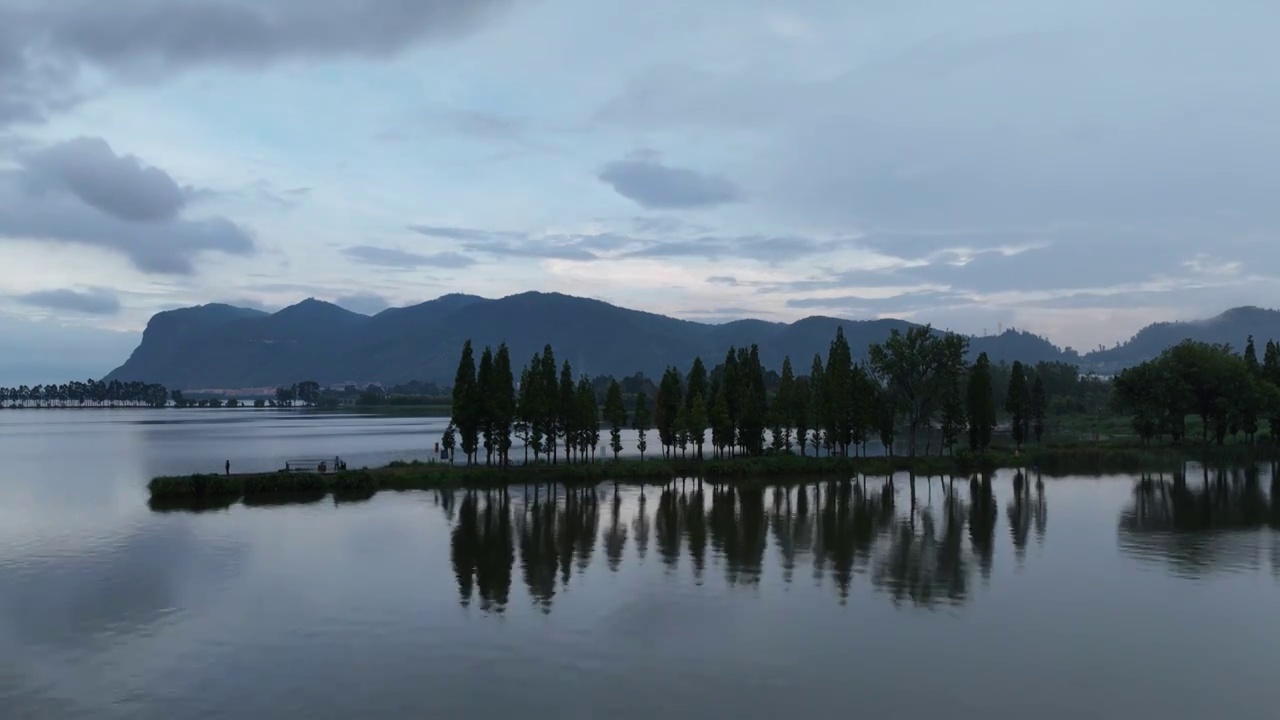 昆明滇池干沟尾-天空之境视频素材