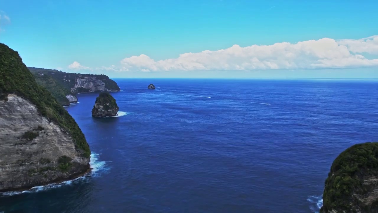 海洋上的自然风光视频素材