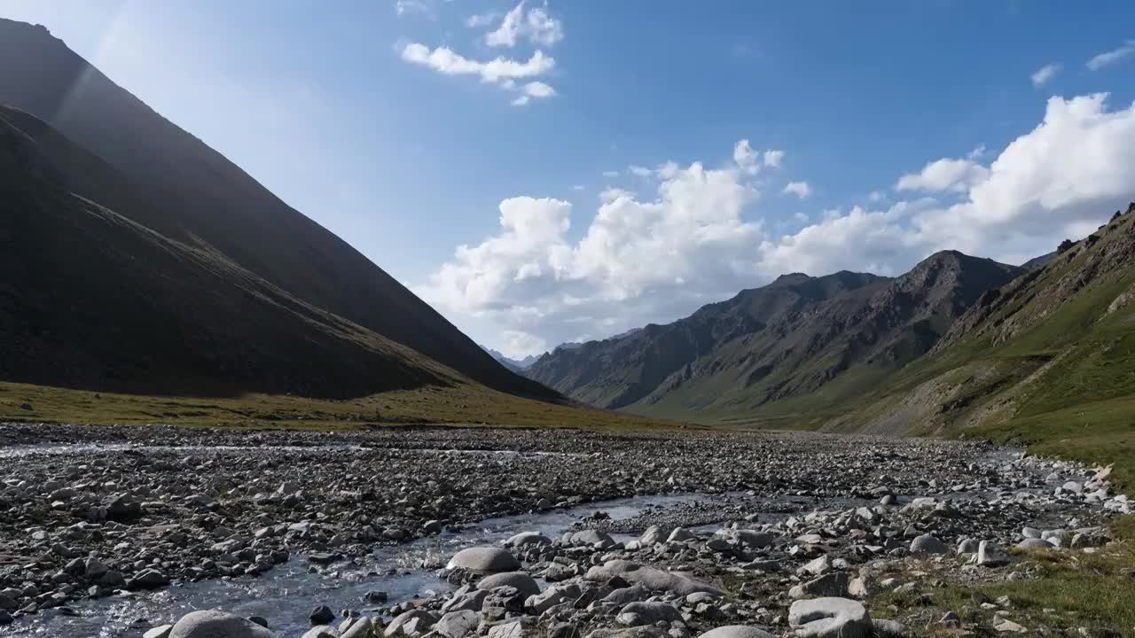 山谷黄昏视频素材