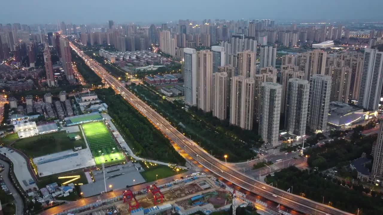 武汉汉阳城市夜景视频素材