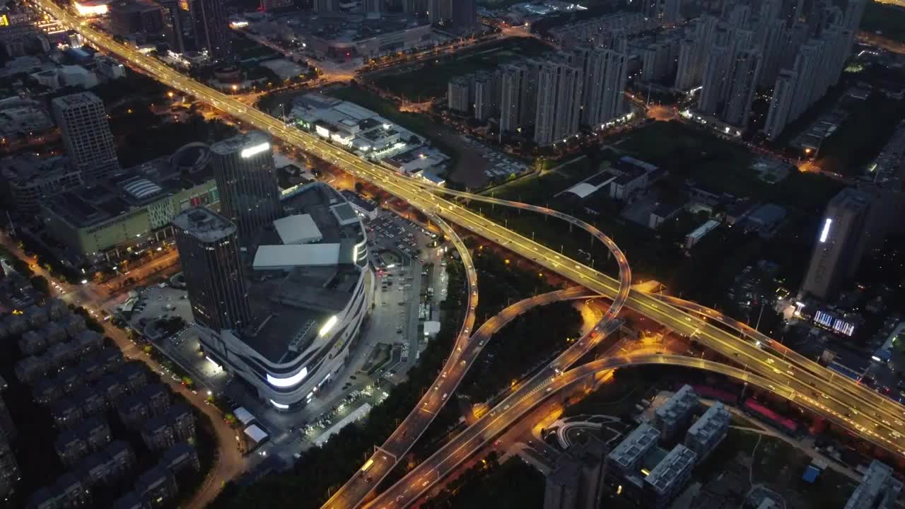 武汉汉阳城市夜景视频素材