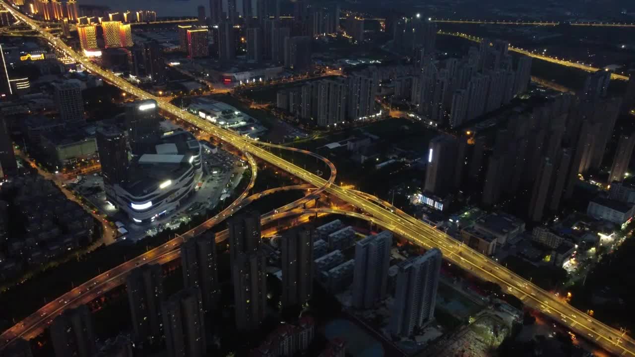 武汉汉阳城市夜景视频素材