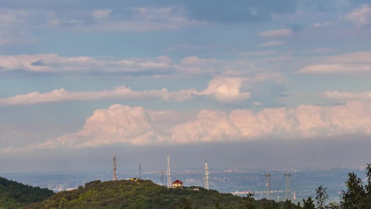 从北京西山观奔腾云海视频素材