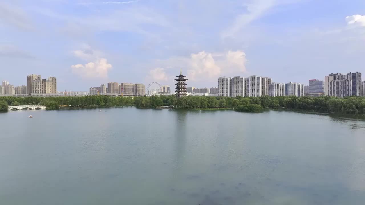 洋湖湿地公园（合集）视频素材