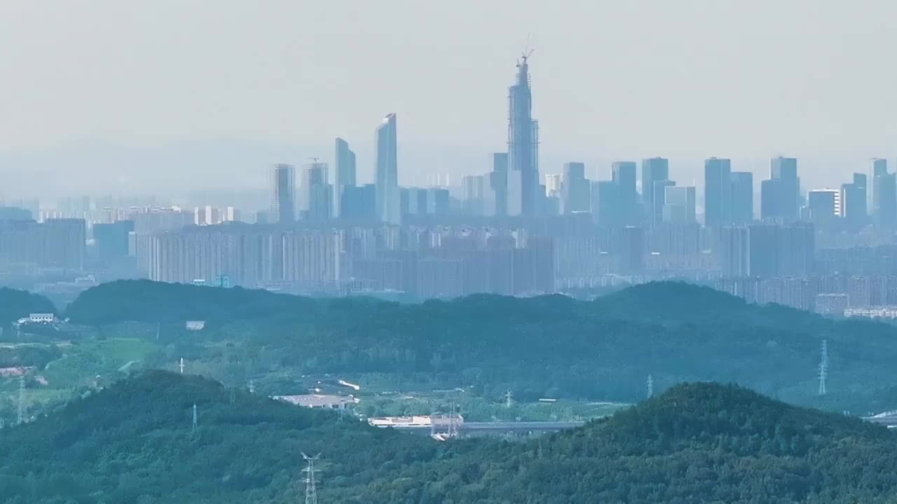 牛首山风光，江苏南京视频素材