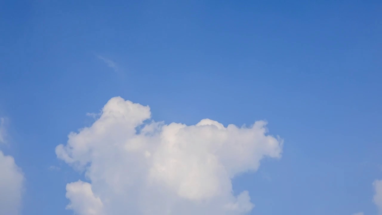 云 云景 天空 背景 蓝天 延时 留白 时间 天气 气候视频素材