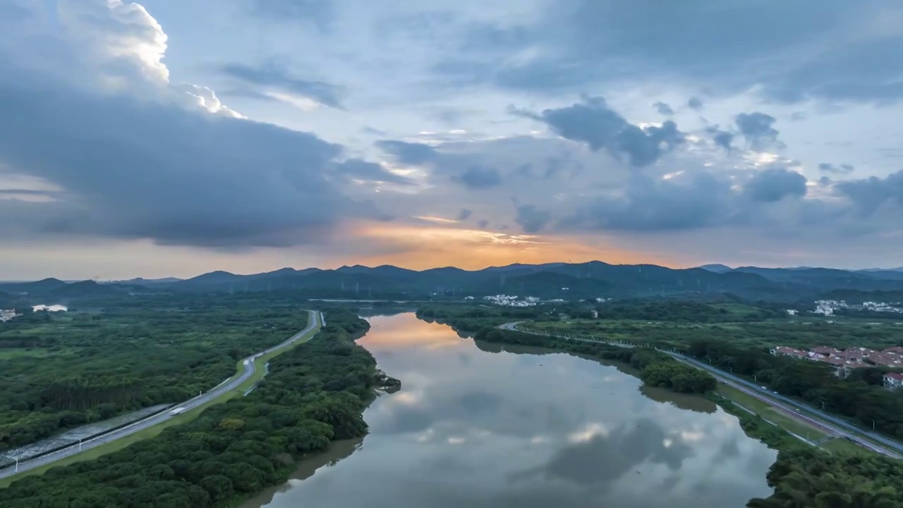 夕阳视频素材