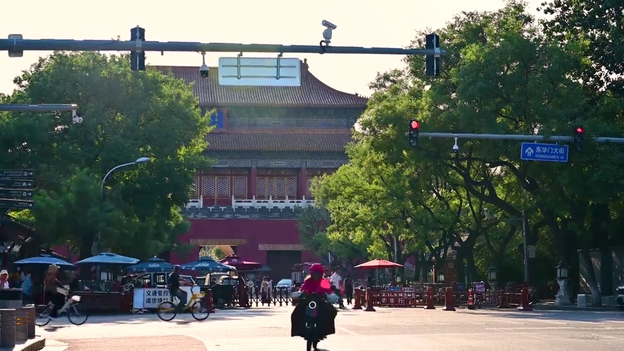 老北京胡同文化生活古建筑人文视频素材