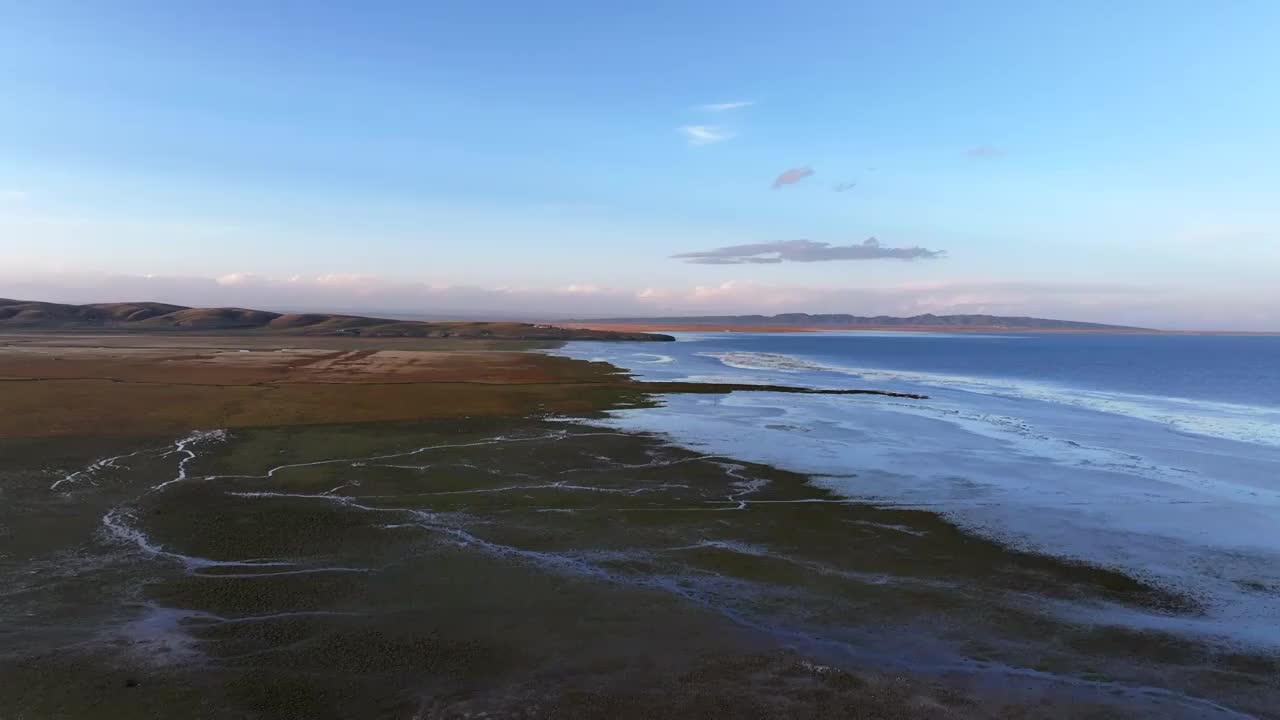 青海湖草原风光视频素材