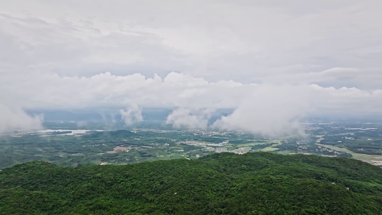 海南省万宁市石梅湾山景航拍视频素材