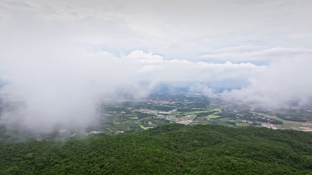 海南省万宁市石梅湾山景航拍视频素材