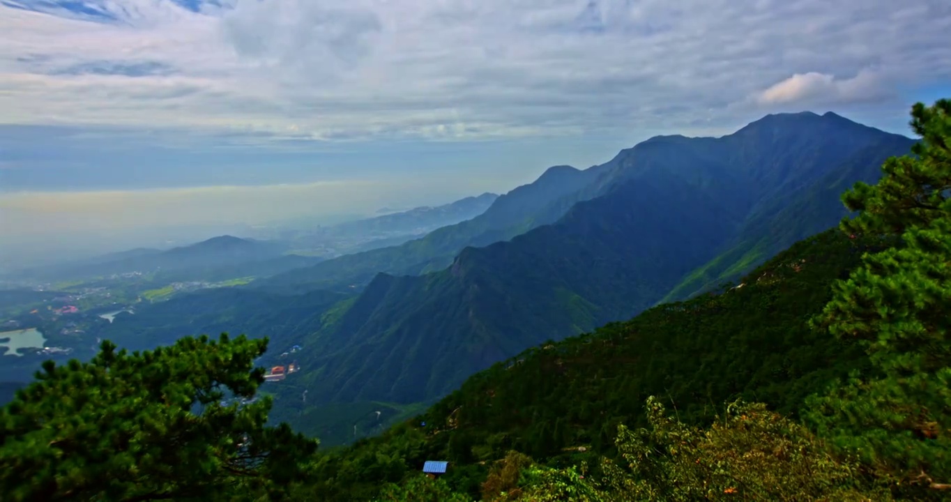 庐山含鄱口景点视频素材