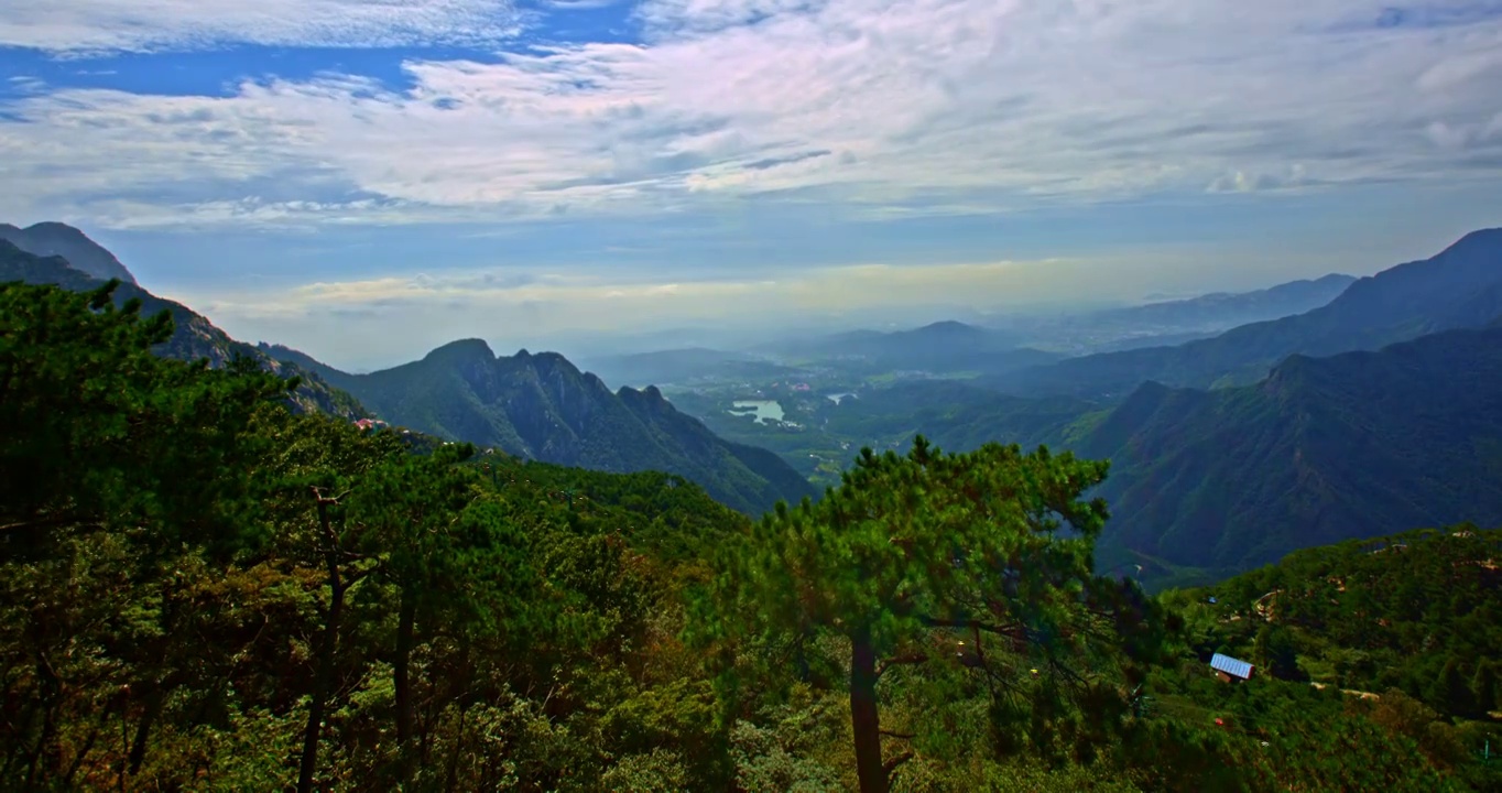 庐山含鄱口景点视频素材