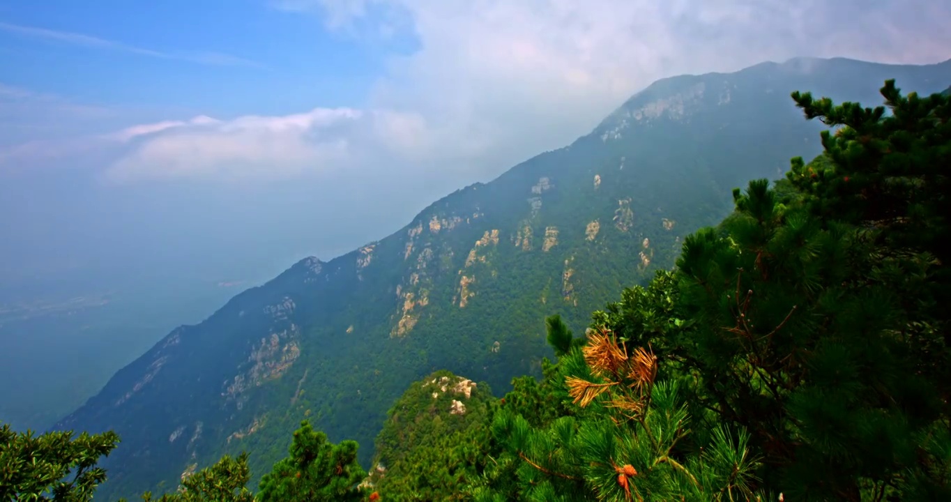 江西庐山五老峰景点视频素材