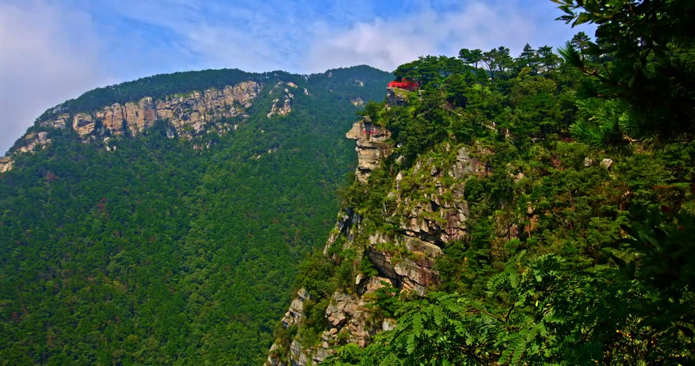 江西庐山险峰景点延时摄影视频素材