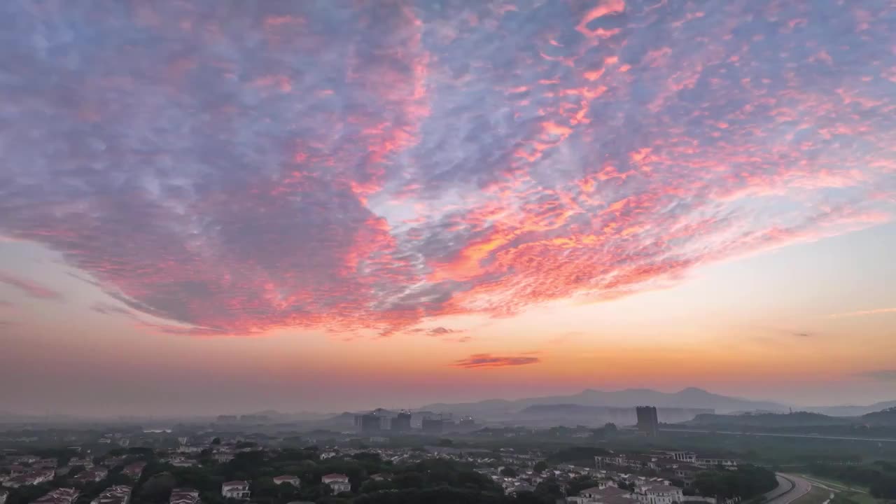 朝霞视频素材