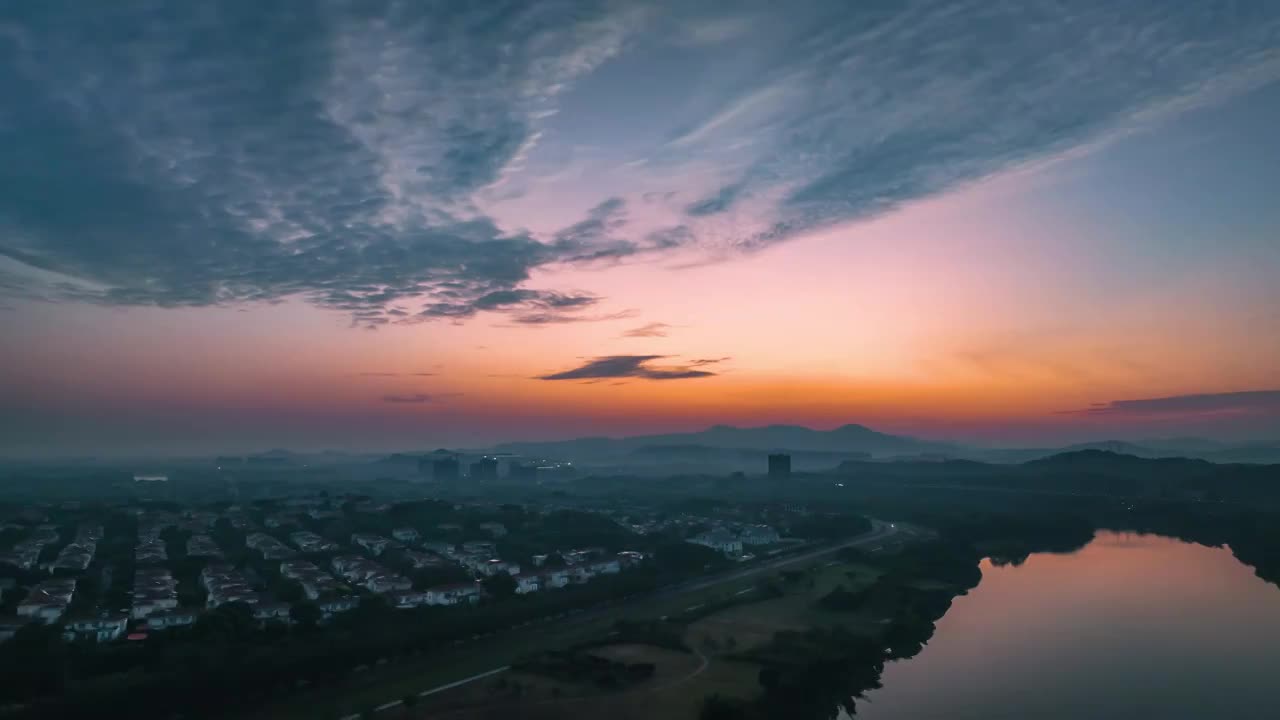 朝霞视频素材