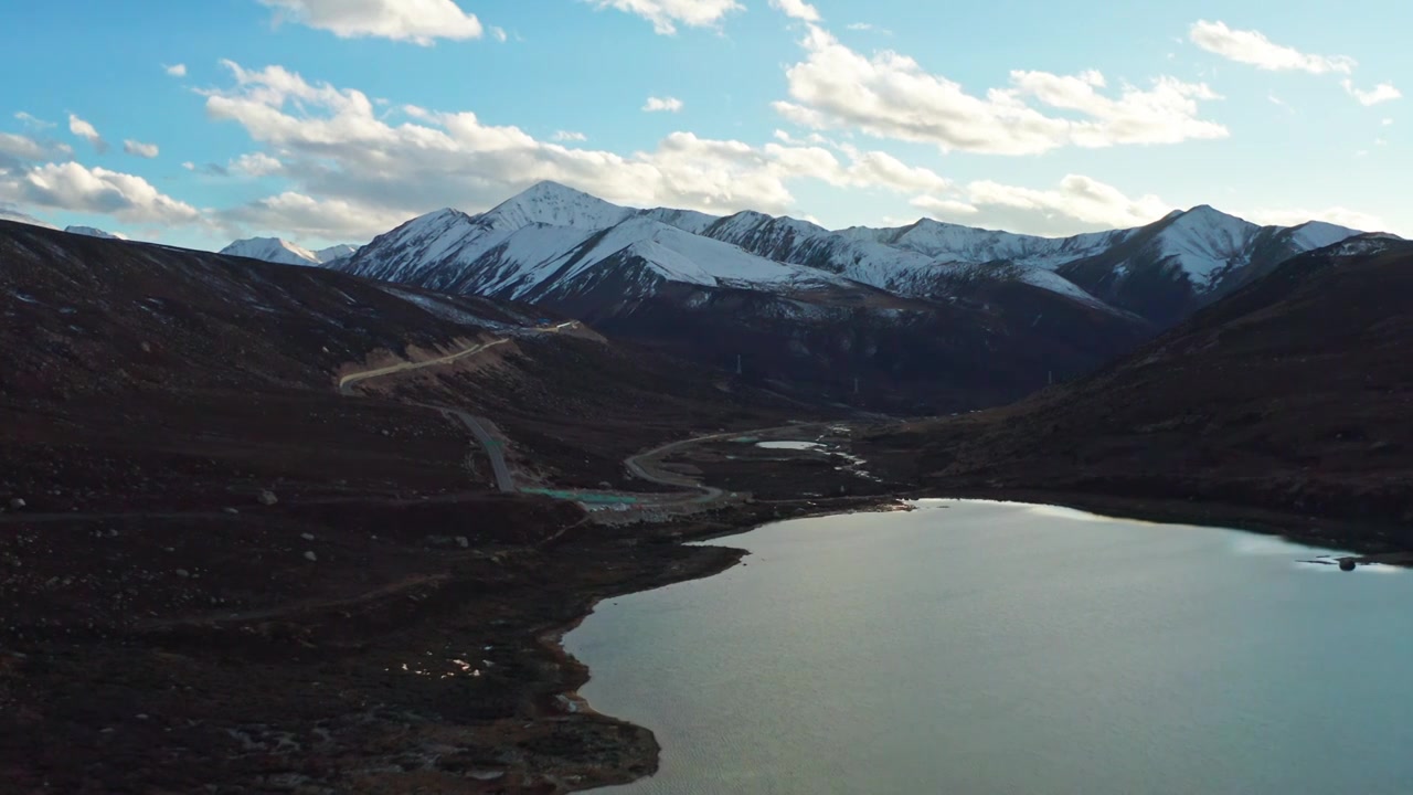 川西秋季风景航拍视频素材