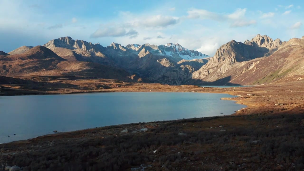 川西秋季风景航拍视频素材