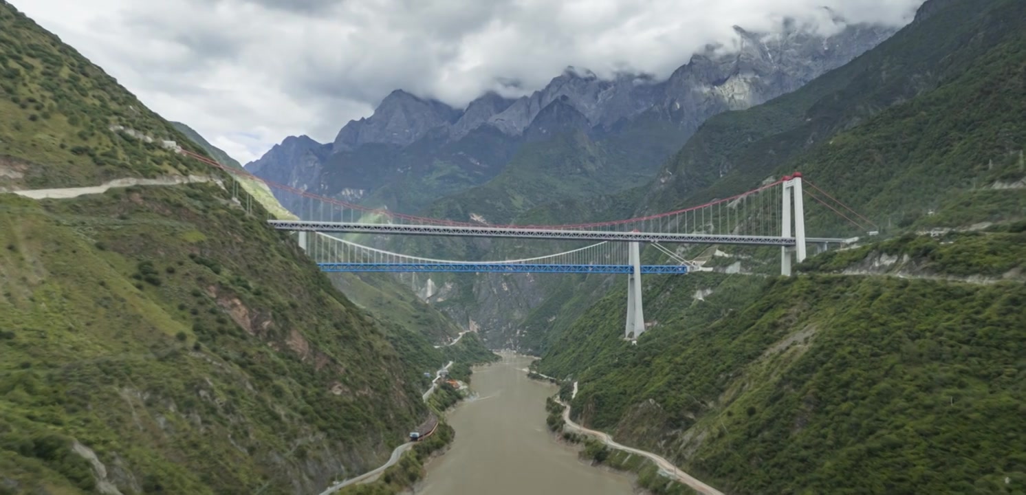 云南省迪庆藏族自治州虎跳峡视频素材