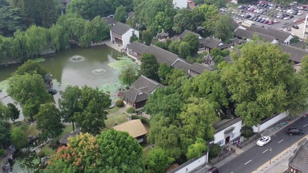 南京胡家花园-愚园视频素材