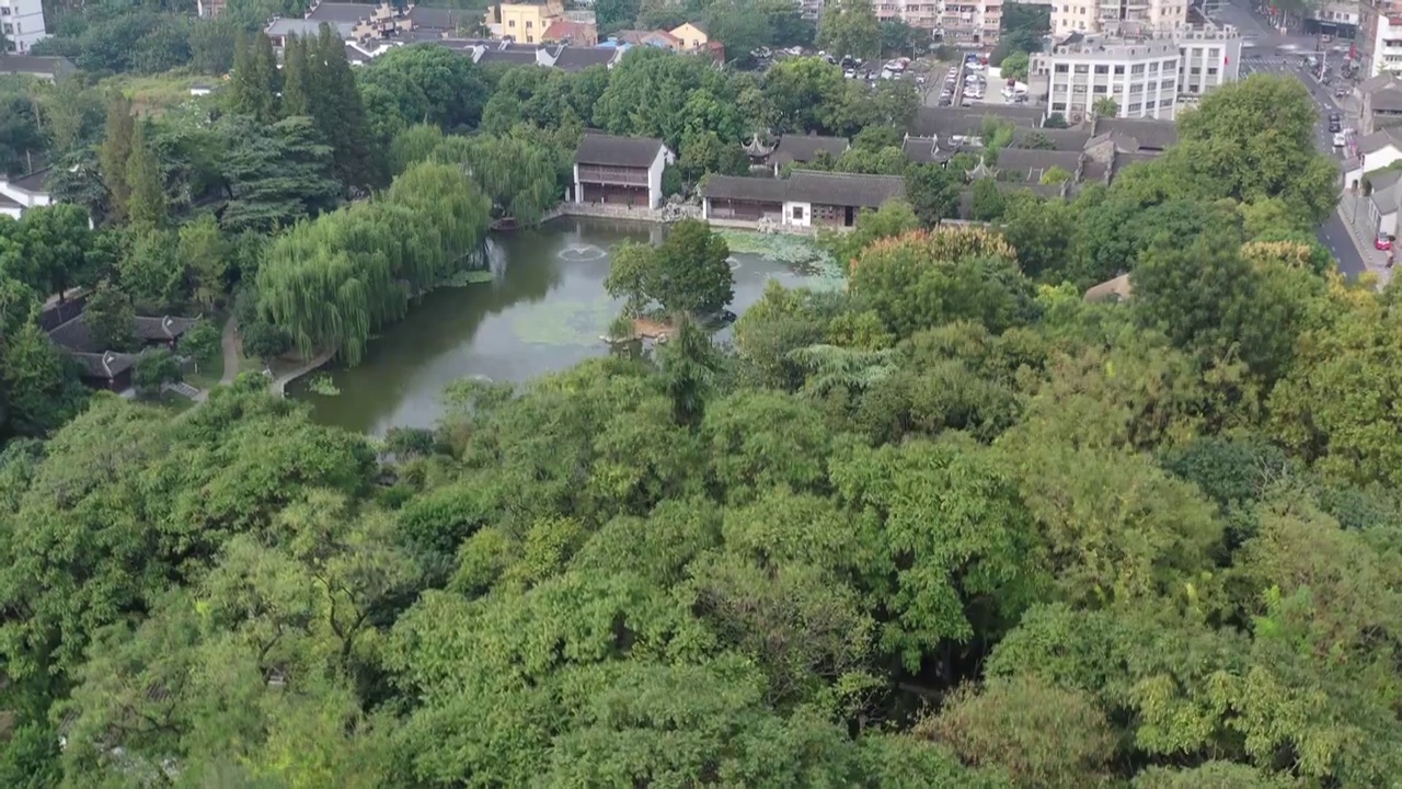 南京胡家花园-愚园视频素材