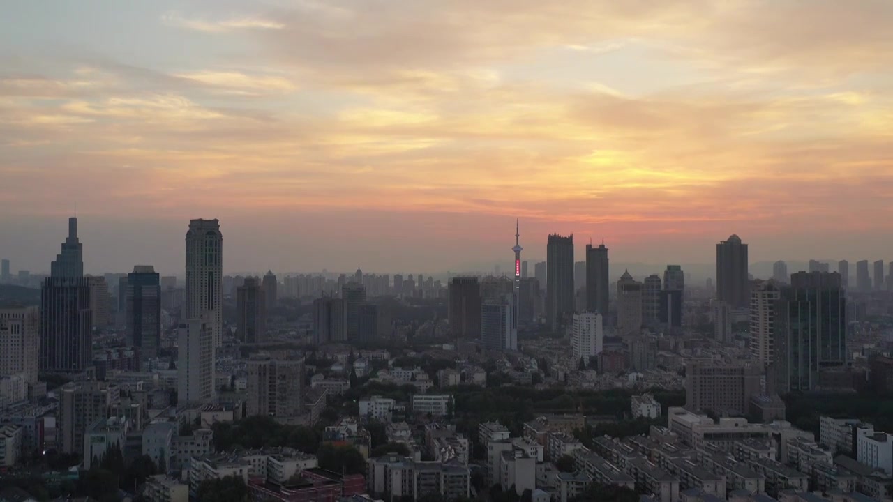 城市夜晚景色视频素材