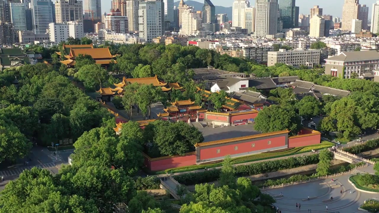 南京朝天宫景观视频素材