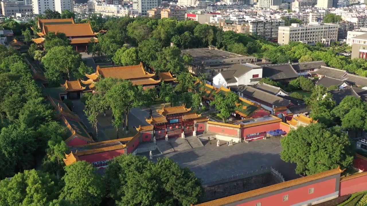 南京朝天宫景观视频素材