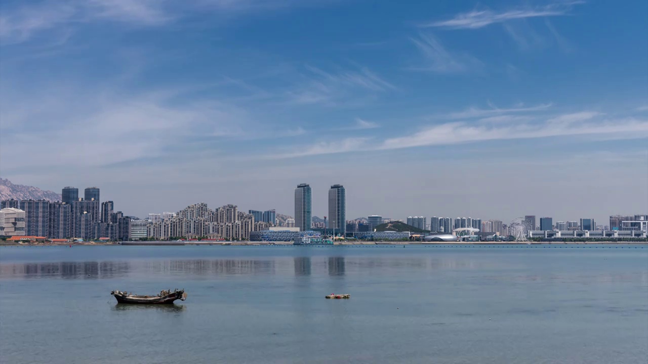 青岛西海岸唐岛湾视频素材