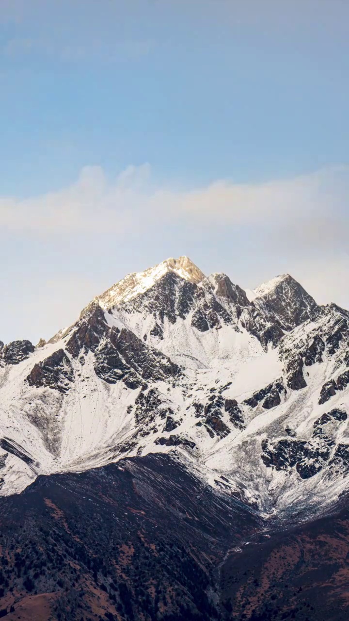 雪山延迟视频素材