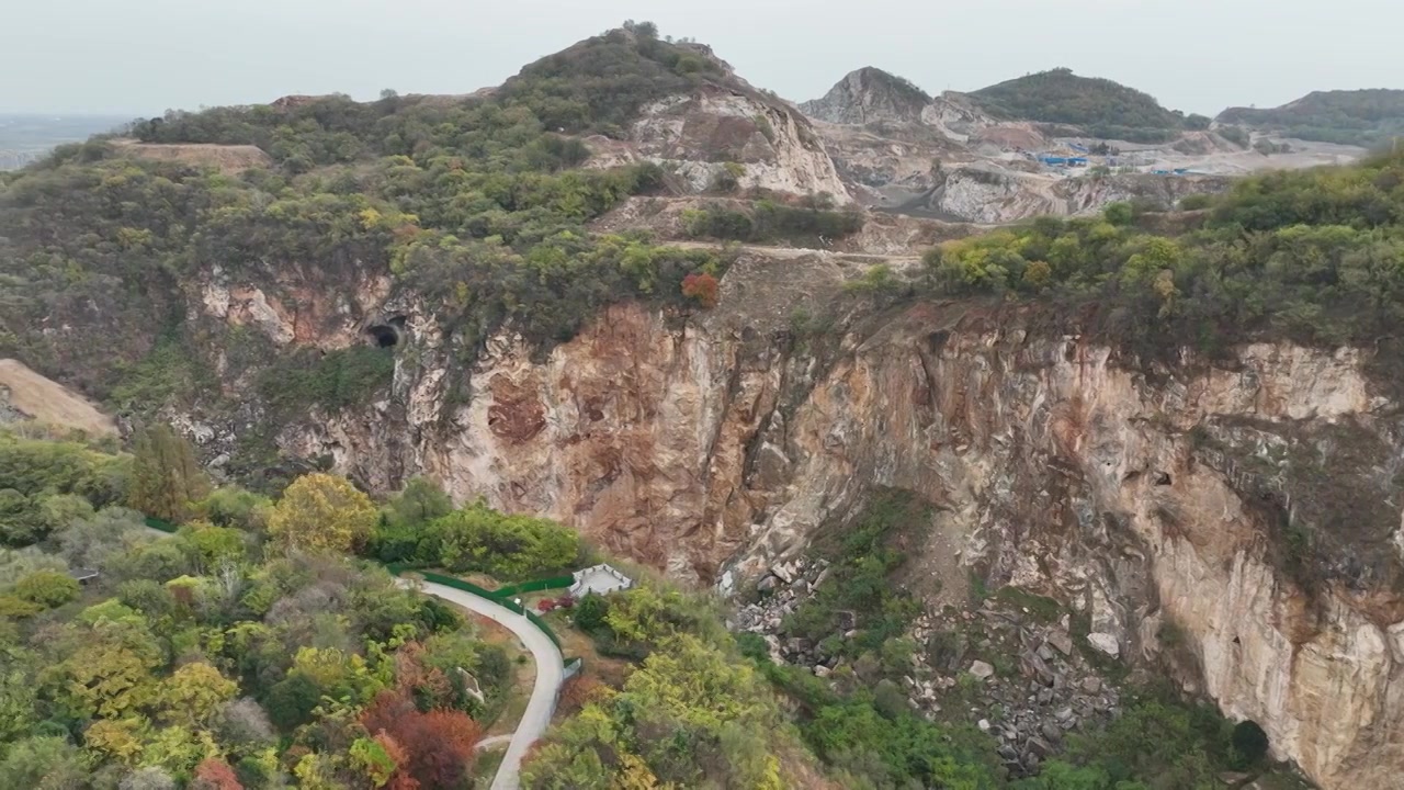 矿山景观视频素材