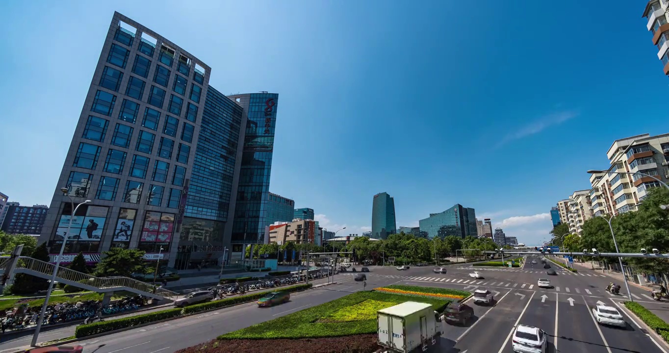 北京中关村 城市风光视频素材