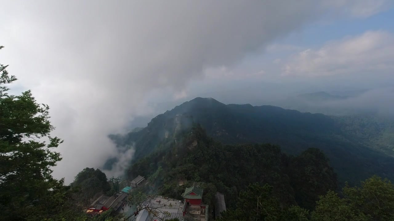 武当山云烟视频素材