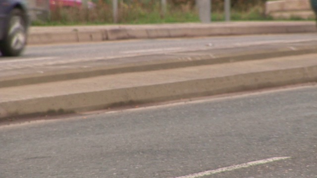 公路地面特写视频素材画面4