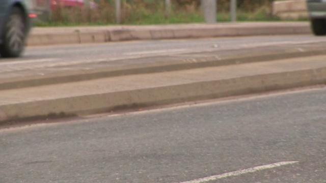 公路地面特写视频素材画面4