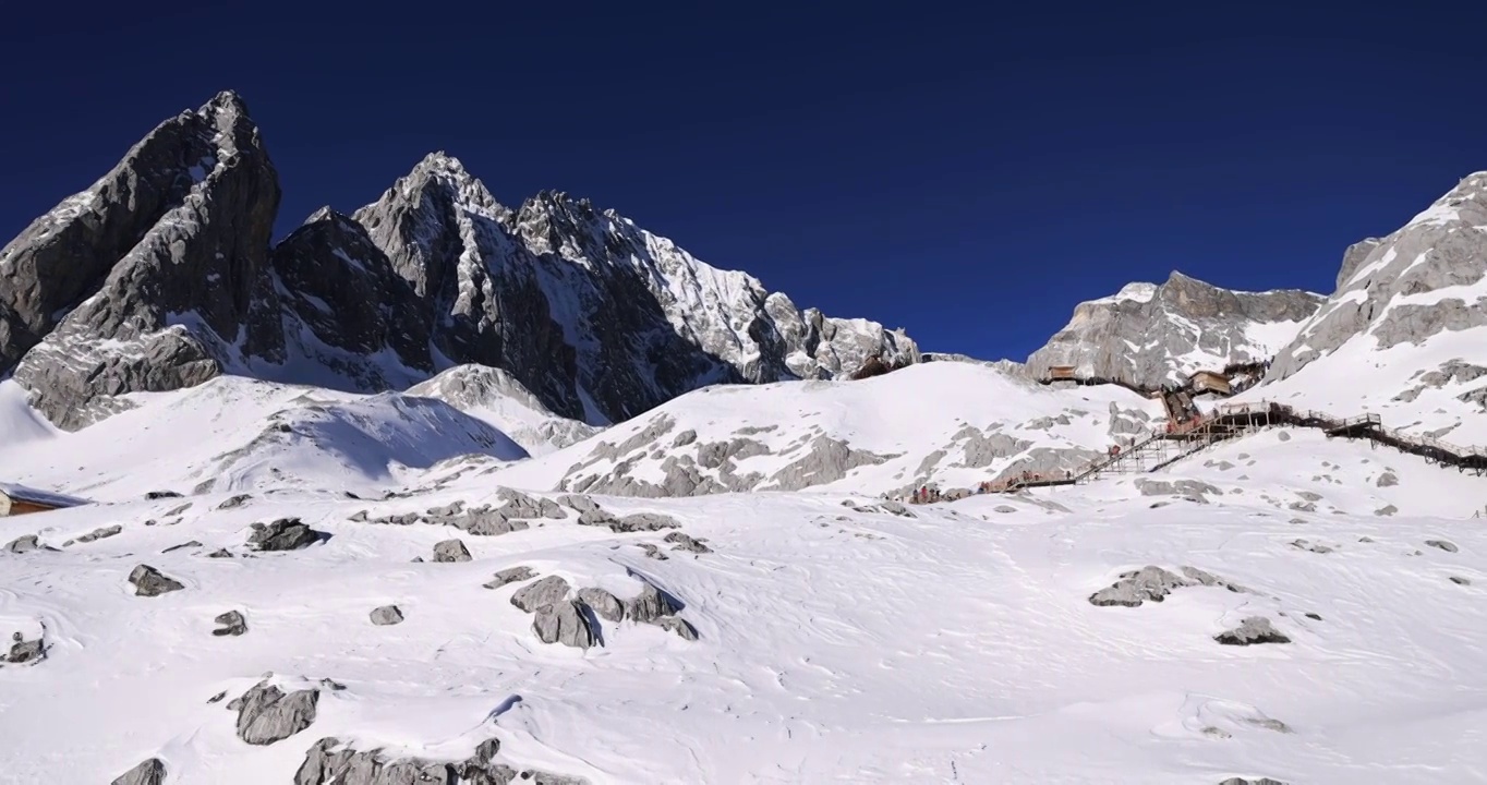 云南丽江玉龙雪山视频素材