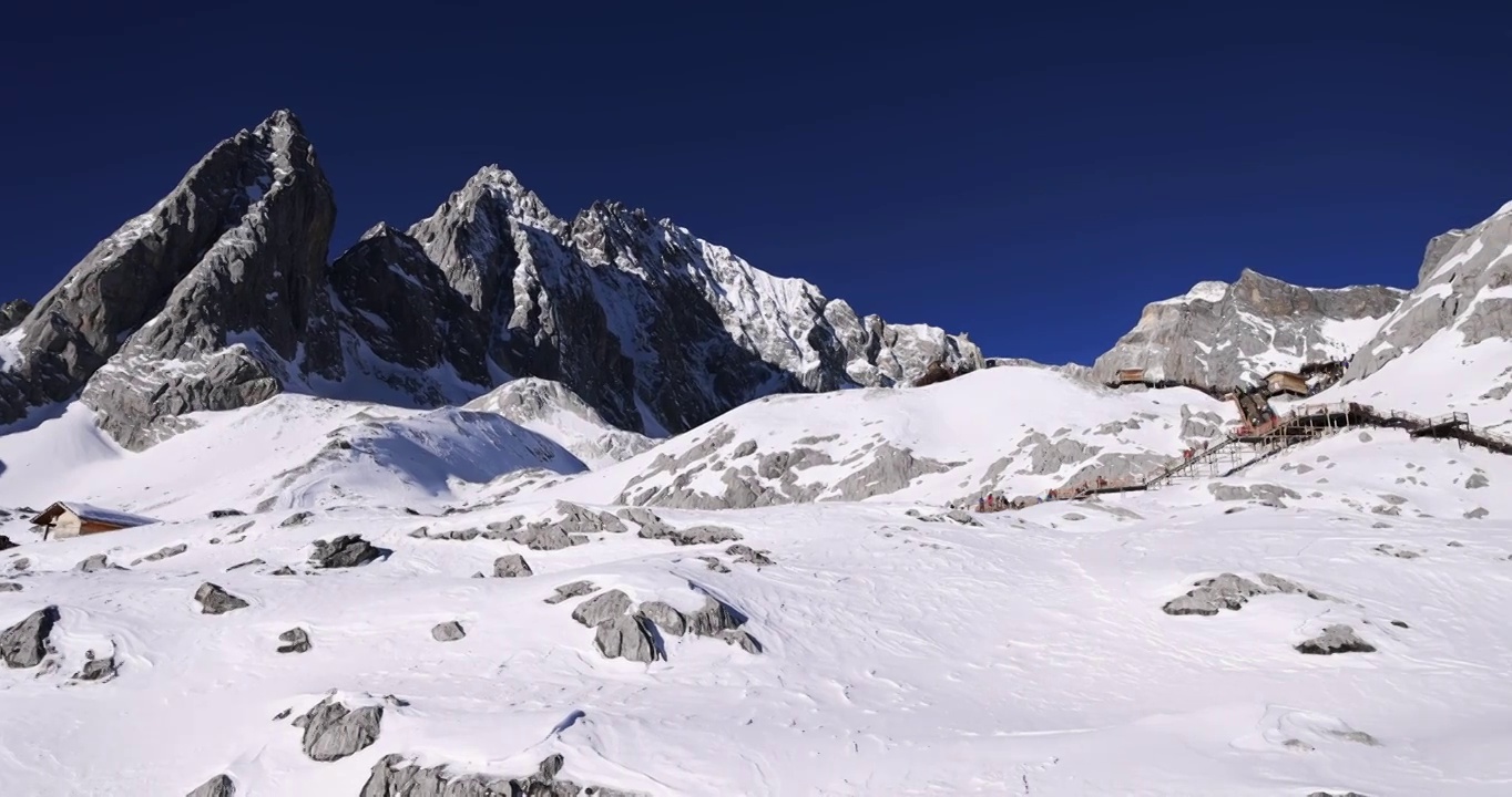 云南丽江玉龙雪山视频素材