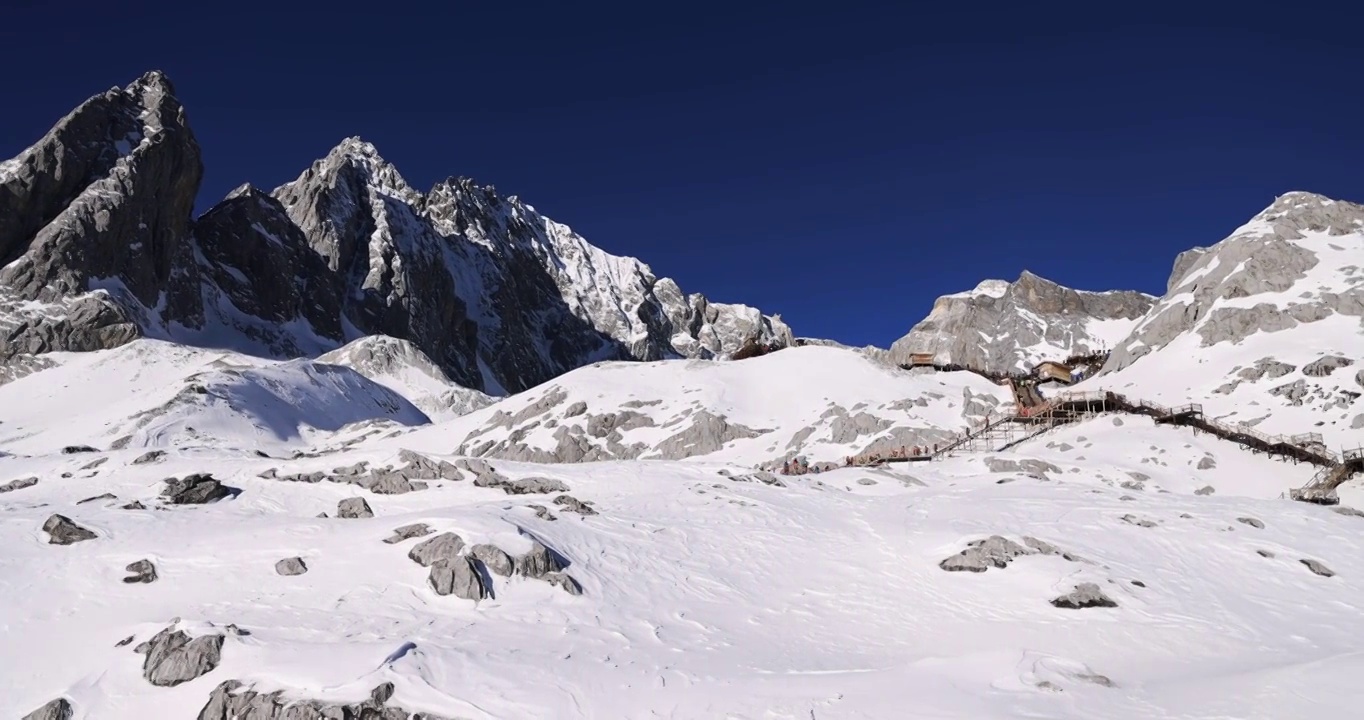 云南丽江玉龙雪山视频素材