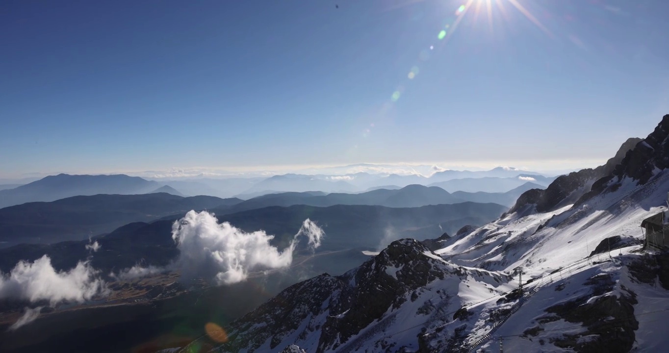 云南丽江玉龙雪山视频素材