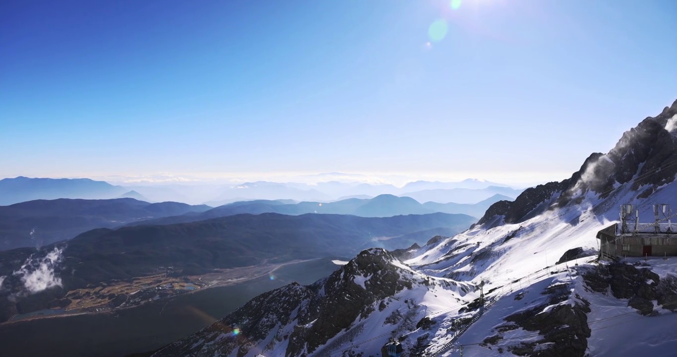 云南丽江玉龙雪山视频素材