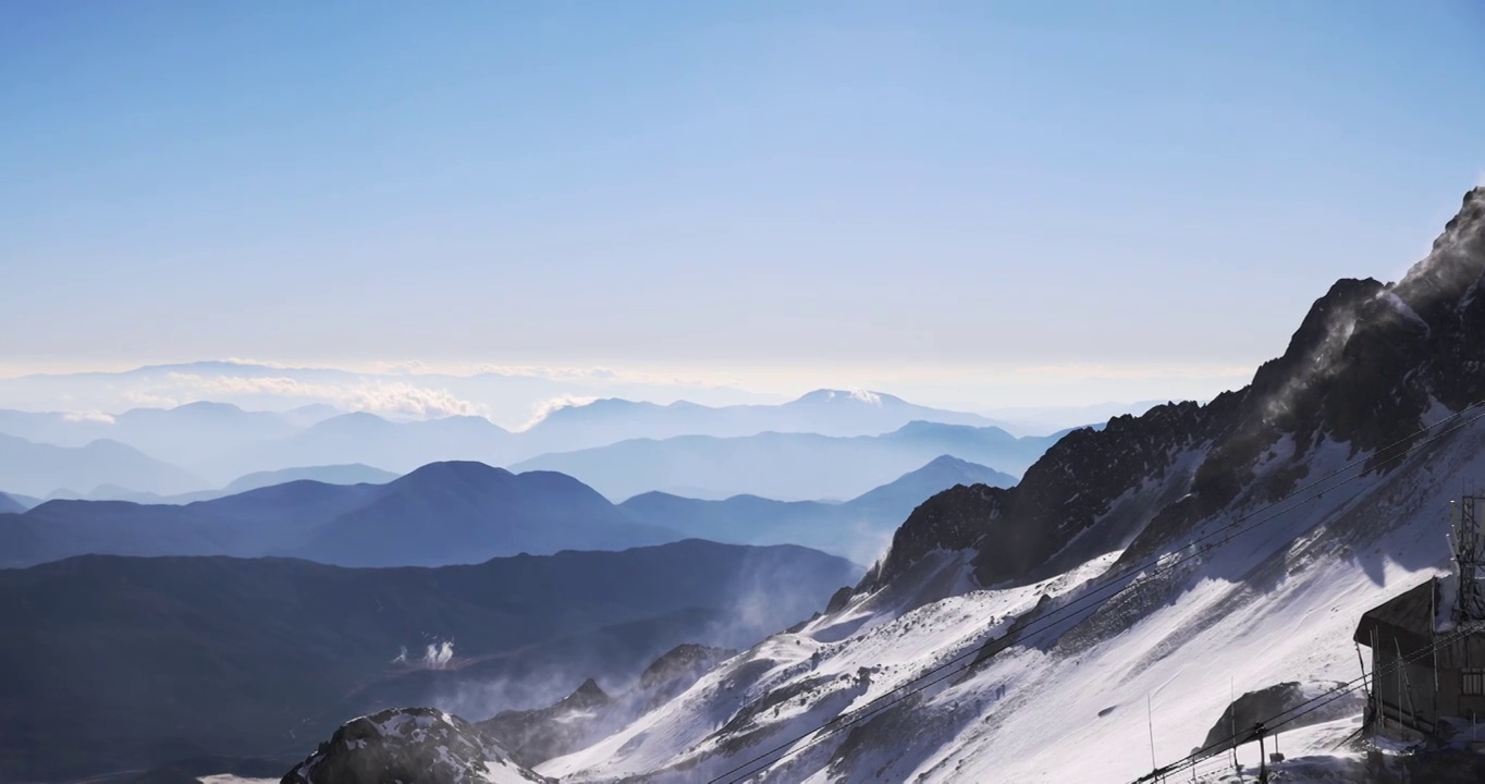 云南丽江玉龙雪山视频素材